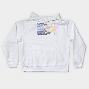 CEASEFIRE: Say ¿Qué? Top Ten Spoken (Michigan) (Wolverines) Kids Hoodie